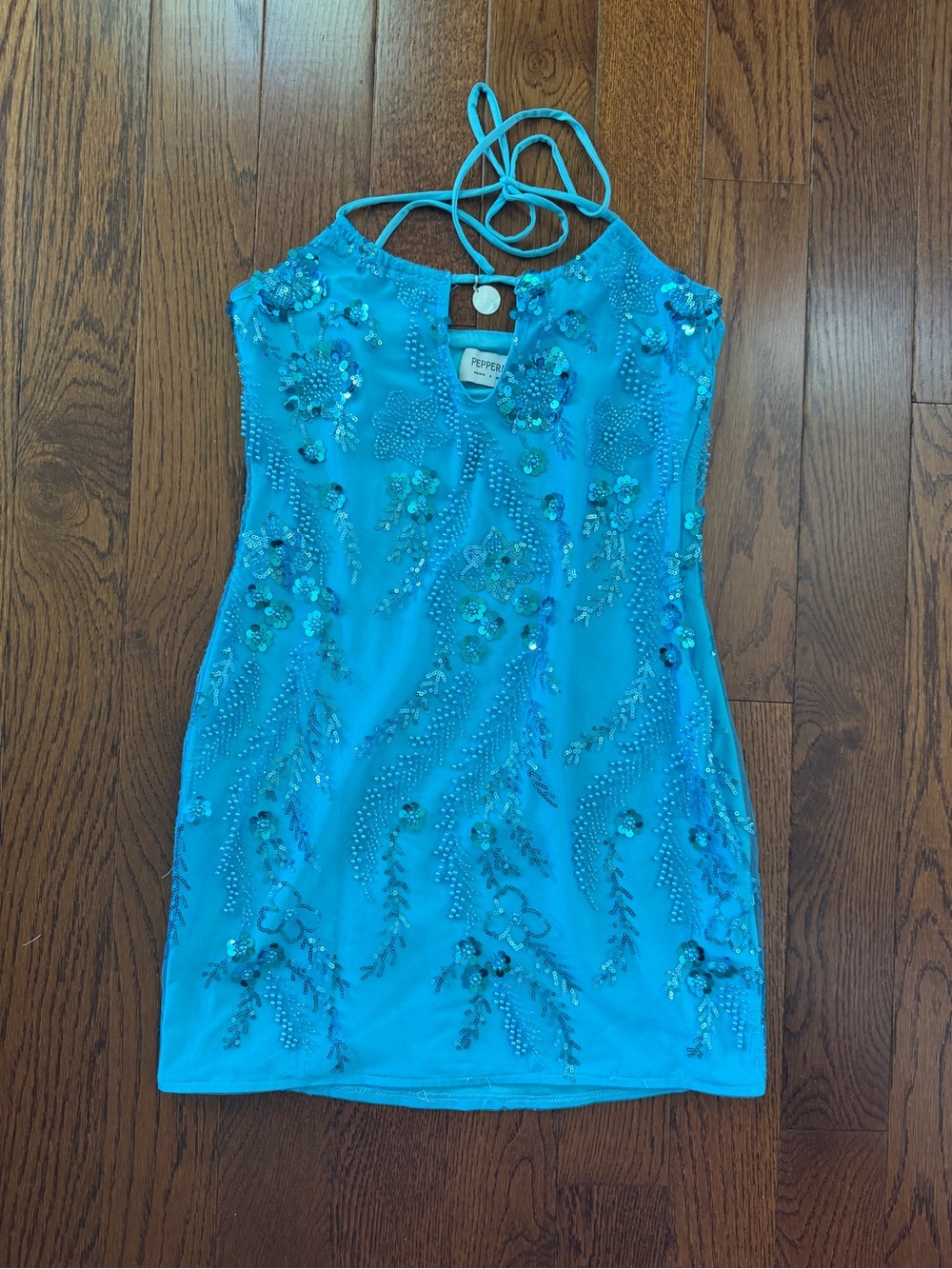 Peppermayo Bebe beaded mini dress